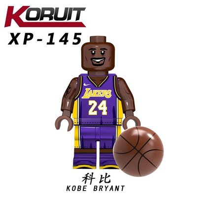 預購【積木班長】XP145 科比 柯比 KOBE BRYANT 籃球巨星 NBA 同款 人偶 /相容 樂高 LEGO 積木