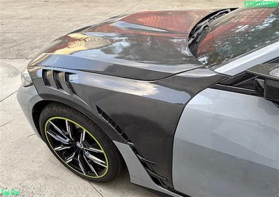 適用2022新款BMW4系G26 425i 430i改裝碳纖維葉子板全碳纖翼子板 Top.Car /請議價