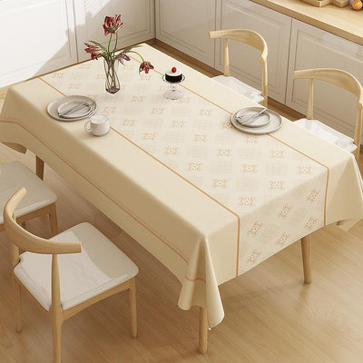 pvc桌布免洗防油防水防燙長方形桌墊輕奢高級感餐桌布桌面保護墊