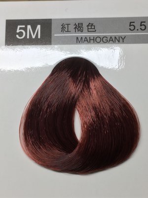 ** 美髮師 ** 專業染髮劑  100ml。5M紅褐色