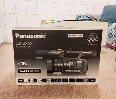 Panasonic AG-UX90 手持式4K/HD攝影機/時數45H/日本製/公司貨*只要50000元*(CA035)