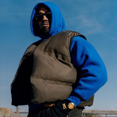 Kanye West 加棉背心 侃爺同款冬季加厚保暖雙面棉服 潮美式高街馬甲背心外套
