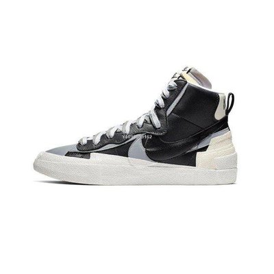 【代購】Nike Blazer Mid Sacai 黑灰 黑灰勾 高幫運動鞋BV0072-002