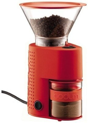 丹麥 Bodum E-Bodum  咖啡 磨豆機 研磨機  多段式磨豆機  紅色 10903-294us
