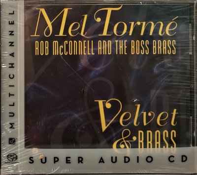 MEL TORME 梅爾托美 / VELVET &amp; BRASS SACD【美版全新未拆】可以在CD Player播放
