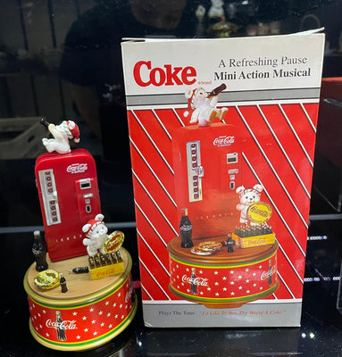 日本中古玩具可口可樂音樂盒限定款