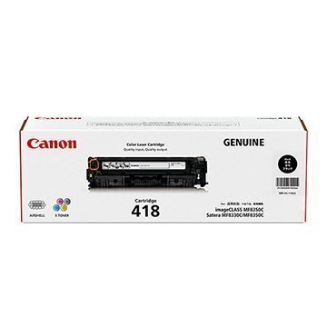 CANON CRG-418BK原廠黑色碳粉匣MF8350CDN/MF8580CDW/MF729CDW