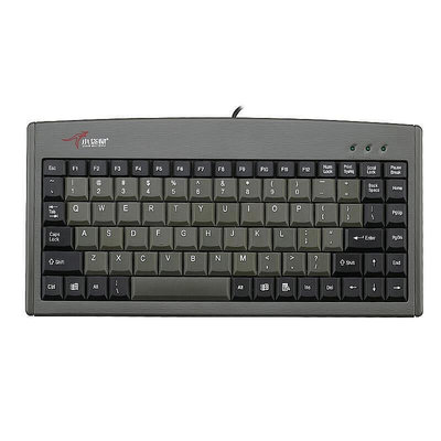 現貨：小袋鼠DS-3000工業鍵盤ps2圓口工控機櫃有線鍵盤USB小鍵盤加長線