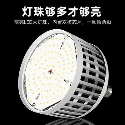 節能燈led燈泡超亮E27螺口50W100W150W200W300瓦大功率工業球泡燈Y9739