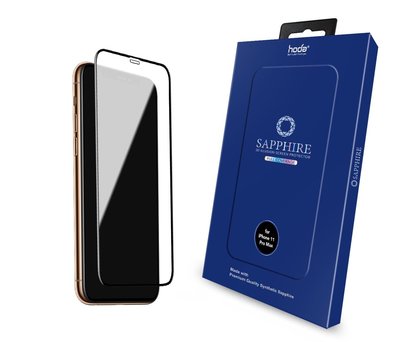 hoda 幻影3D 隱形滿版 高透光 9H 人造藍寶石 保護貼，iPhone X XS XR XS MAX
