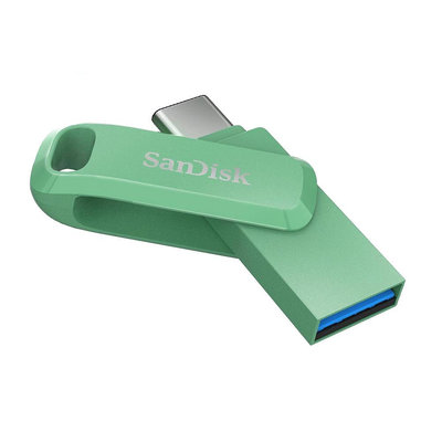 SanDisk Ultra GO TYPE-C USB 3.2 256G 旋轉隨身碟 草本綠 (SD-DDC3-AG-256G)