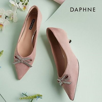 DAPHNE/達芙妮旗下鞋櫃專櫃正品 簡約時尚一鞋兩穿細條帶羅馬粗跟中高跟拖鞋涼鞋