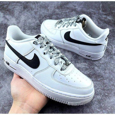 Nike Air Force 1 AF1 黑白小權志龍空軍板 CT2302-100慢跑鞋