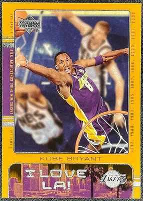 NBA 球員卡 Kobe Bryant 2002-03 Upper Deck I Love LA #LA1