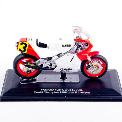 【現貨】伊達雷利雅馬哈YAMAHA YZR 合金仿真122跑車摩托車機車模型玩具