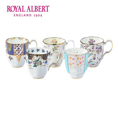 Royal Albert阿爾伯特百年骨瓷馬克杯茶杯水杯咖啡杯歐式小奢華