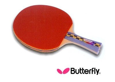 Butterfly蝴蝶牌NAKAMA S-4 刀板拍/乒乓拍 桌球拍 貼皮負手拍 新手適合