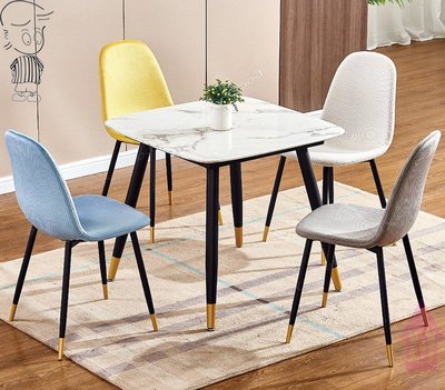 【X+Y】艾克斯居家生活館               現代餐桌椅系列-凱悅 2.6尺灰紋石方型餐桌.不含餐椅.人造大理石桌面.摩登家具