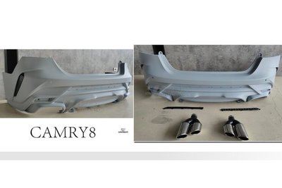 JY MOTOR 車身套件 - Camry 8代 19 20 21 年 K版 四出 後保桿 尾飾管 素材 PP材質