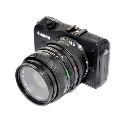 Canon FD 老鏡頭轉 EOS M M2 M3 M5 機身 可調光圈 機身鏡頭 轉接環 KW84 可超取 現貨