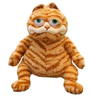 日本進口 好品質 限量品 超可愛 柔軟 橘色 加菲貓小貓咪 動物絨毛絨抱枕玩偶娃娃玩具擺件禮物禮品