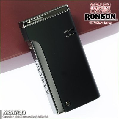 【ARMYGO】日本 RONSON 防風打火機 #R29系列 (黑色款)