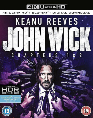 洪興 藍光BD 捍衛任務12 4K UHDBD 四碟限定版 John Wick 基努李維