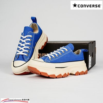 Converse All Star 100 Trekwave 藍 厚底 5CM 低筒 帆布鞋 ~T/E代購~ 2304