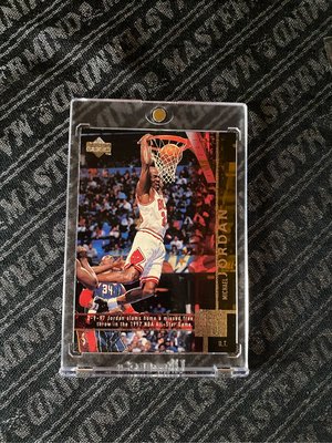 1997 Upper Deck Game Dated Memorable Moments 316 Michael Jordan NBA BGS PSA 鑑定卡