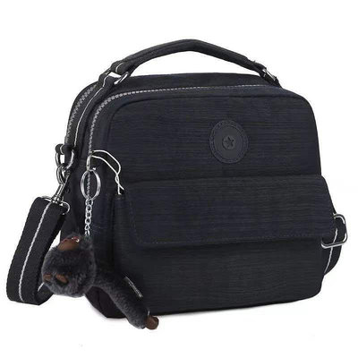 小Z代購#Kipling 猴子包 藍黑 K2050/04472 休閒 斜背肩背側背手提後背多用小款包