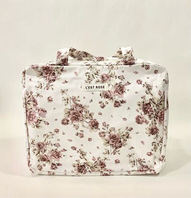 玫瑰花滿版日本環保購物袋.全新