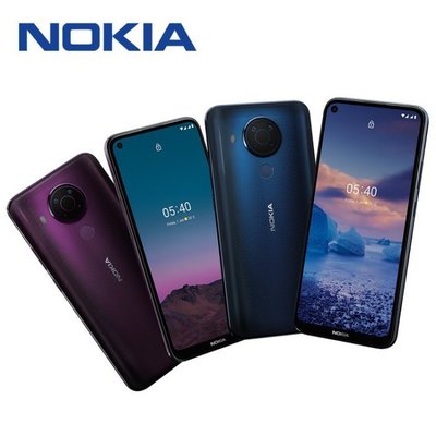諾基亞--NOKIA 5.4--6G+64G--6.39吋--智慧型手機--指紋辨識--臉部解鎖--AI調節--新上市-