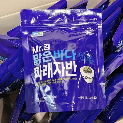 韓國原裝進口香酥芝麻海苔酥60g可素食~大人小孩都愛吃喲