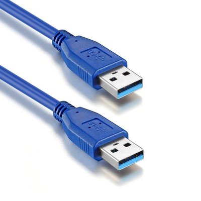 高速USB3.0數據線公對公 對拷線散熱器連接線 雙頭傳輸線-極巧