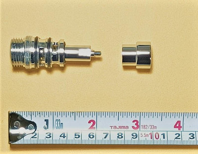HCG水龍頭分水閥組,切換水龍頭或蓮蓬頭出水的零件(含拉柄),適用型號:BF3729,BF3771