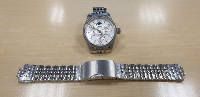 ORIS 大錶冠月相錶 + 原廠鏈錶帶