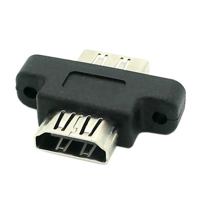 HDMI母對母轉接頭 HDMI延長頭 HDMI母對HDMI母 HDMI接頭 帶面板安裝孔 HD-087