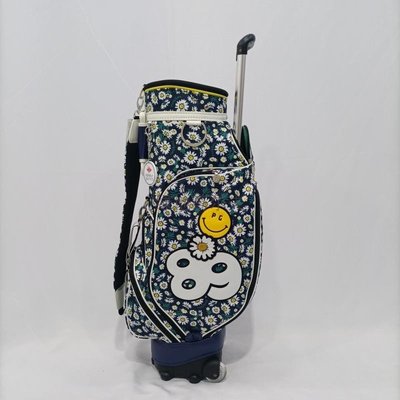 熱銷 新款PG高爾夫球包女士PEARLY GATES拉桿滾輪球包GOLF女高爾夫球袋 可開發票