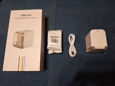 MBrush與 PrinCube 同款 二手八成新 手持打印機 手持印表機  迷你標籤機免費送墨盒