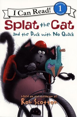 ＊小貝比的家＊ICR:SPLAT THE CAT AND THE DUCK WITH NO QUACK/平裝書/3~6歲