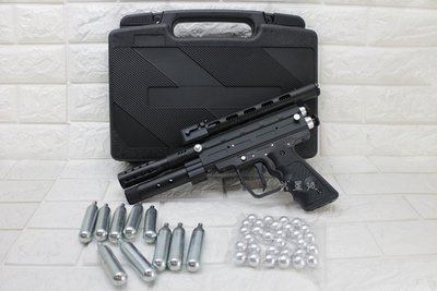 台南 武星級 iGUN MP5 鎮暴槍 17MM CO2槍 + 槍盒 + 小鋼瓶 + 鋁彈 (手槍漆彈槍防身噴霧防衛