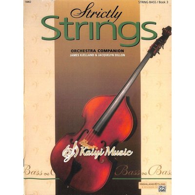 Kaiyi Music 【Kaiyi Music】Strictly Strings string Bass book 3