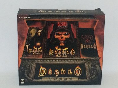 PC GAME_ DIABLO 暗黑破壞神2~世紀典藏版中文版~絕版限量商品