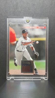 Derek Jeter 1996 LEAF DONRUSS GOLD LEAF ROOKIE #211 NEW YORK YANKEES!