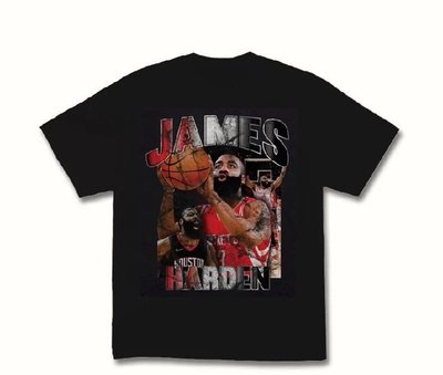 美國進口 JAMES HARDAN 短T NBA火箭隊 嘻哈 饒舌 HIP HOP RAP 尺寸：S~2XL