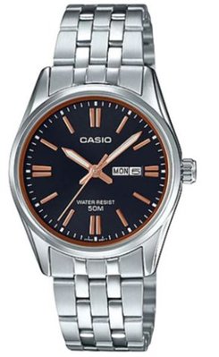 【天龜 】CASIO 簡潔優雅經典美感不鏽鋼腕錶 LTP-1335D-1A2