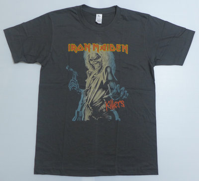 【Mr.17】Iron Maiden 鐵娘子樂團 KILLERS 刷舊風搖滾短袖T恤 T-SHIRT(BR133)