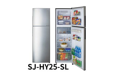 SHARP夏普SJ-HY25-SL （253公升）雙門變頻冰箱