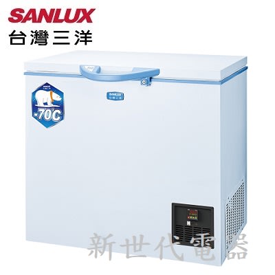 **新世代電器**請先詢價 SANLUX台灣三洋 170公升 -70度上掀式冷凍櫃 TFS-170DD