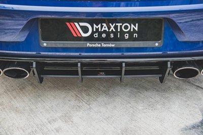 【樂駒】Maxton Design 賽道型 VW GOLF 7.5 R R-LINE 後下巴 下巴 改裝 套件